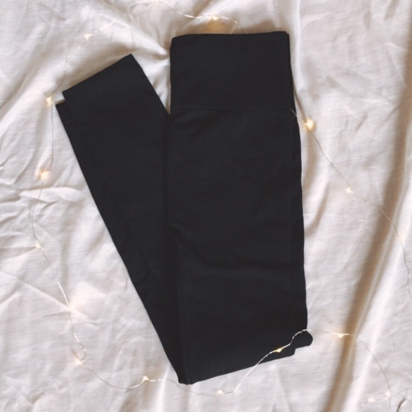 eye candy Pants - black fleece lined leggings